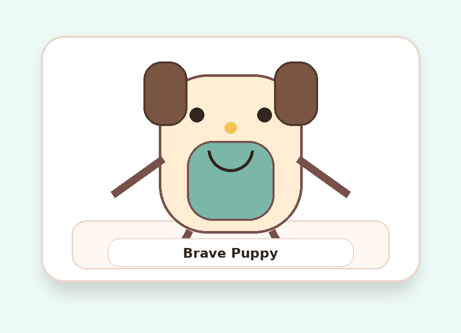 Brave Puppy Sock Doll product photo