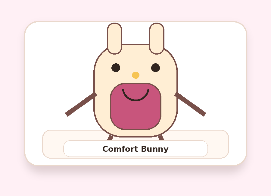 Comfort Bunny Sock Doll product photo