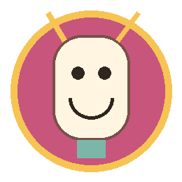 Sock doll logo mark